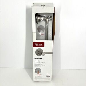 Pfister Renato 18" Towel Bar Brushed Nickel with invisiHook BTB-UH1K